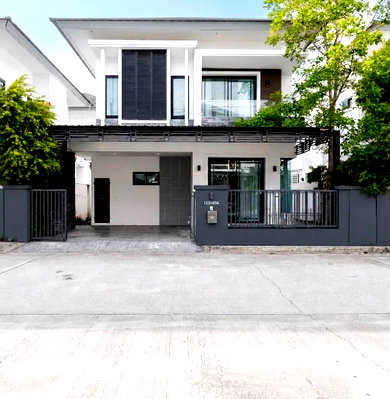 เช่าบ้านเดี่ยว รพ.เทพปัญญา : POS บ้านเดี่ยวพร้อมอยู่ ในโครงการ The Pillow 142 บรรยากาศเงียบสงบ เป็นส่วนตัว ใกล้ รร. นานาชาติ NIS 12 นาที