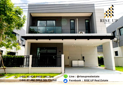 เช่าบ้านเดี่ยว สมุทรปราการ : บ้านเดี่ยวหรูให้เช่า 📣 CENTRO BANGNA (PHASE 1) 4 ห้องนอน, 4 ห้องน้ำ, ขนาด 190 ตรม. 🔥 100,000 บาท/เดือน🔥	
