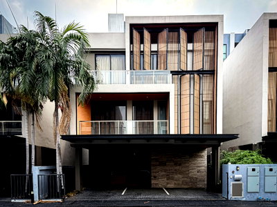 Houses for rent Lak Si Station : Luxury House for Rent near Harrow International School | Private Lift | Motique Chaeng