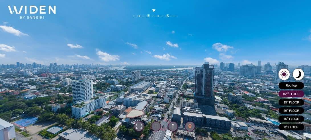 รูป คอนโดเลี้ยงสัตว์ ห้องใหญ่ ใจกลางเมืองWiden by Sansiri - รูปที่ 3/10