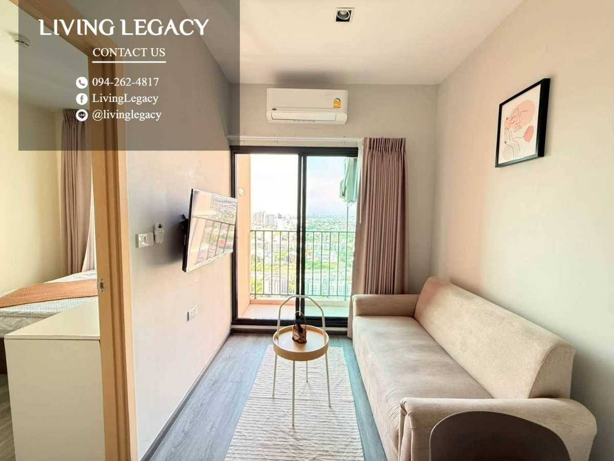 รูป TK3KQC เช่าด่วน คอนโด Rich Park @ Triple Station ชั้นสูง วิวโล่ง | 1 นอน 1 น้ำ | 16,000 บาท/เดือน | LINE: @livinglegacy - รูปที่ 4/9