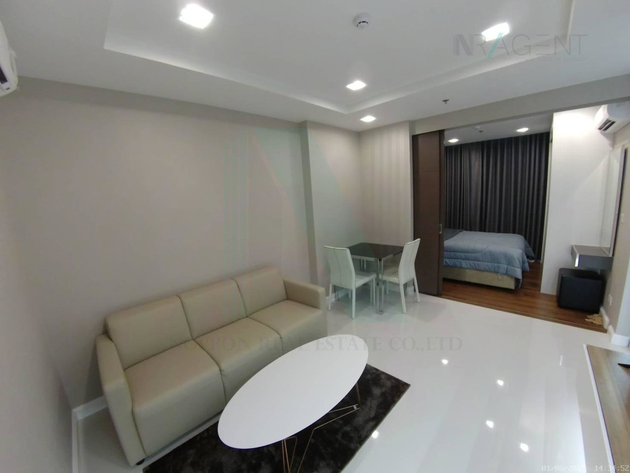 รูป 🚩 ให้เช่าคอนโด เดอะ เมโทรโพลิส สำโรง อินเตอร์เชนจ์ อาคาร A ชั้น 12A 1 ห้องนอน ขนาด 35.00 ตรม ใกล้ BTS สำโรง - รูปที่ 2/8