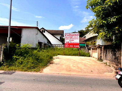 ที่ดิน วิทยาลัยสารพัดช่าง อุดรธานี : ขายที่ดินเปล่า​ ถม+พร้อมวางท่อระบายน้ำและถังบำบัด  ทำเลในเมือง✨​ ติดถนนอัศวมิตร (สินชัยธานี-สนามบินอุดรธานี) ต.หมากแข้ง อ.เมือง จ.อุดรธานี