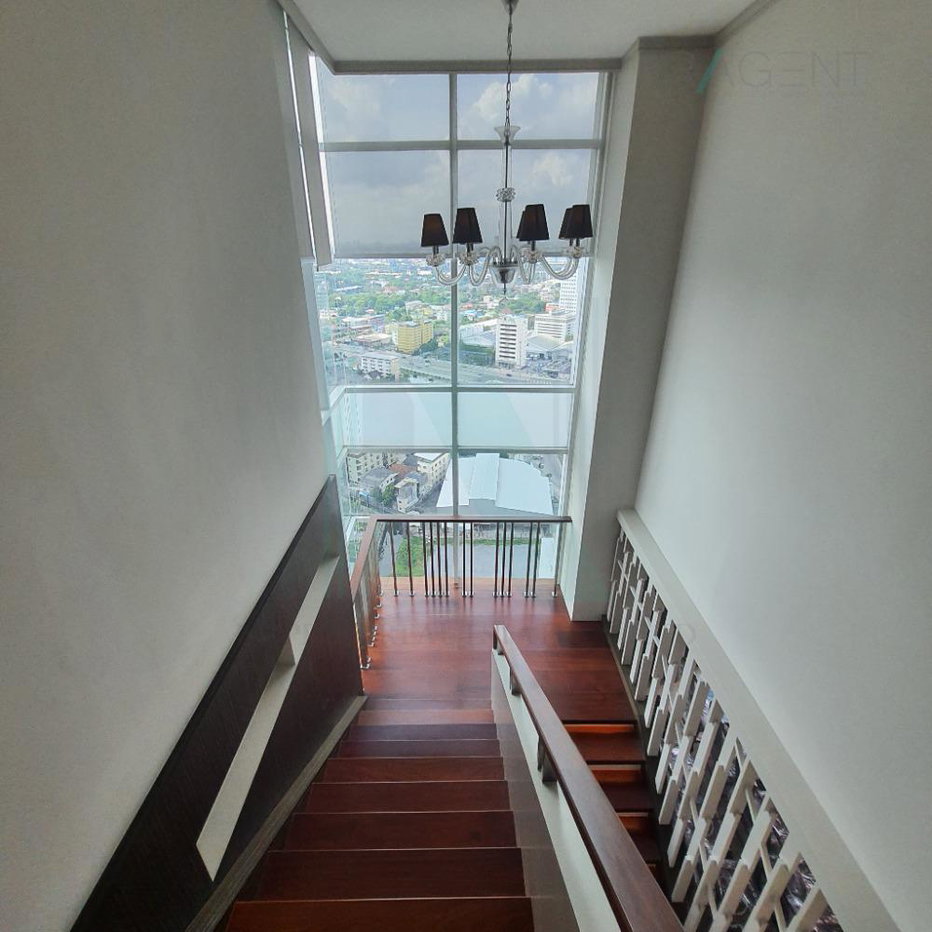 รูป 🔺 ให้เช่าคอนโด เดอะ โฟร์วิงส์ เรสซิเดนซ์ อาคาร 1 ชั้น 26 Duplex 3 ห้องนอน ขนาด 300.00 ตรม ใกล้ สนามกอล์ฟ กรุงเทพกรีฑา - รูปที่ 2/8