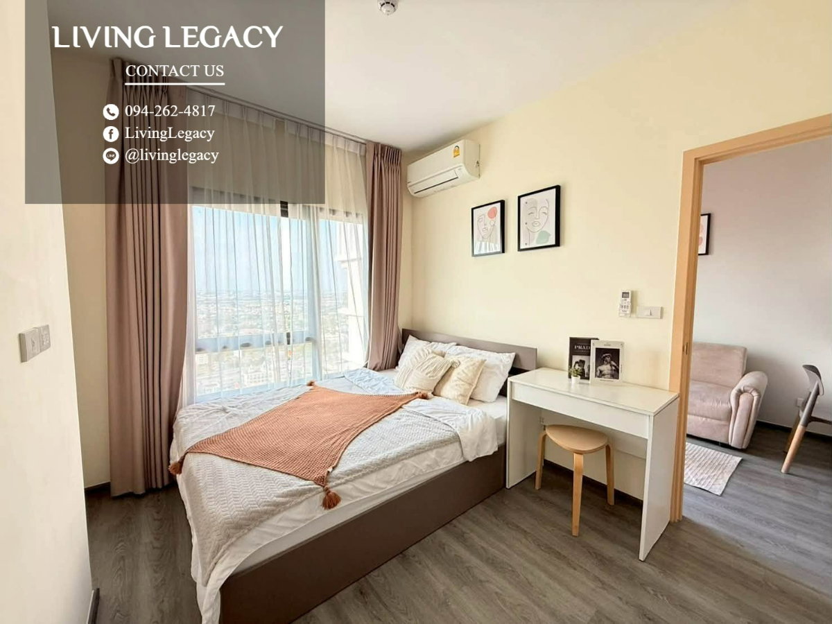 รูป TK3KQC เช่าด่วน คอนโด Rich Park @ Triple Station ชั้นสูง วิวโล่ง | 1 นอน 1 น้ำ | 16,000 บาท/เดือน | LINE: @livinglegacy - รูปที่ 5/9