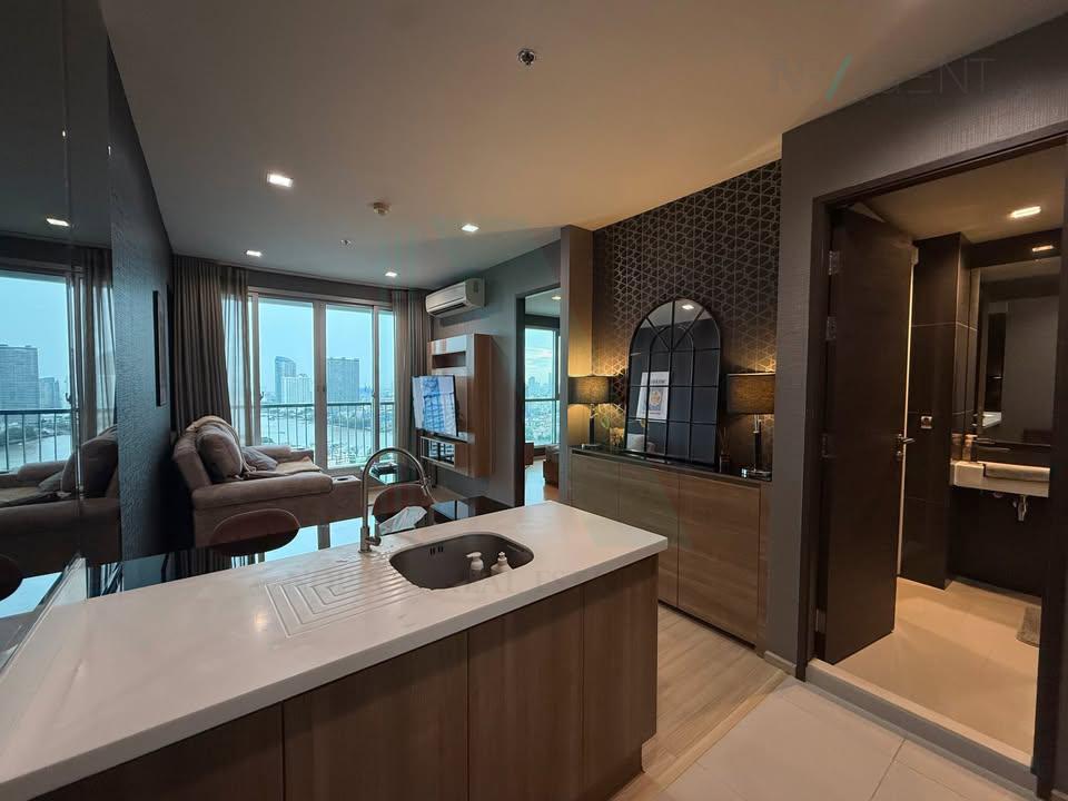 รูป 🎉 ให้เช่าคอนโด ริทึ่ม สาทร อาคาร 1 ชั้น 29 1 ห้องนอน ขนาด 45 ตรม ใกล้ สะพานตากสิน - รูปที่ 7/8