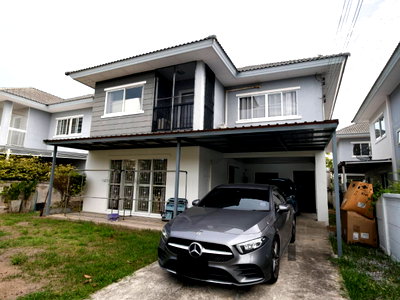 Houses for sale Ammata Nakhon Industrial Estate : Modern Natural Detached House for Sale : Srisuwan Panthong Chonburi