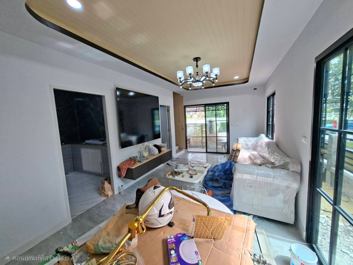 รูป เปิดจอง ทาวน์เฮ้าส์ กำลังรีโนเวทใหม่ใกล้เสร็จ หมู่บ้านฟ้าปิยรมย์ เทอร์เร่ ทางด่วนวงแหวน ลำลูกกาคลอง6 ปทุมธานี แต่งสวยงามมาก - รูปที่ 14/21