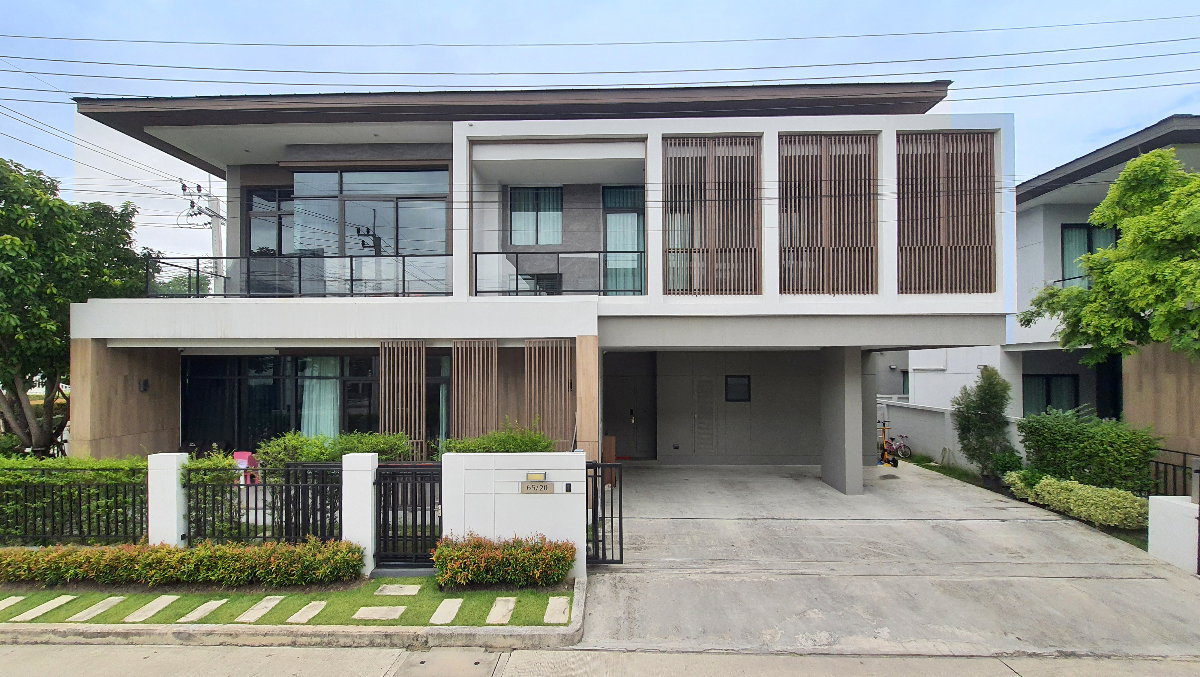 รูป ขายบ้านเดี่ยว 2 ชั้น สภาพใหม่ บางกอกบูเลอวาร์ด แจ้งวัฒนะ-ราชพฤกษ์ แปลงมุม พร้อมเข้าอยู่ เนื้อที่ 76.6 ตรว. 4 นอน 5น้ำ - รูปที่ 2/50