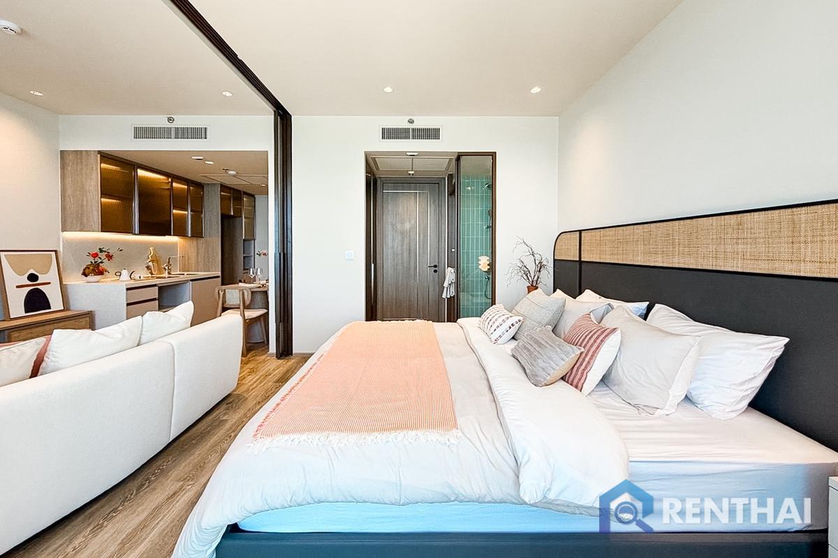 รูป ขายคอนโด Arom Jomtien 1 ห้องนอน 33 ตร.ม. วิวทะเลฝั่งพัทยา ชื่อต่างชาติ ราคาต่ำกว่าหน้าโครงการ - รูปที่ 10/21