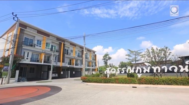 3-bed townhouse for rent, 230 sqm, 23 sq wah, Suvarnabhumi Town @Hua Takhe