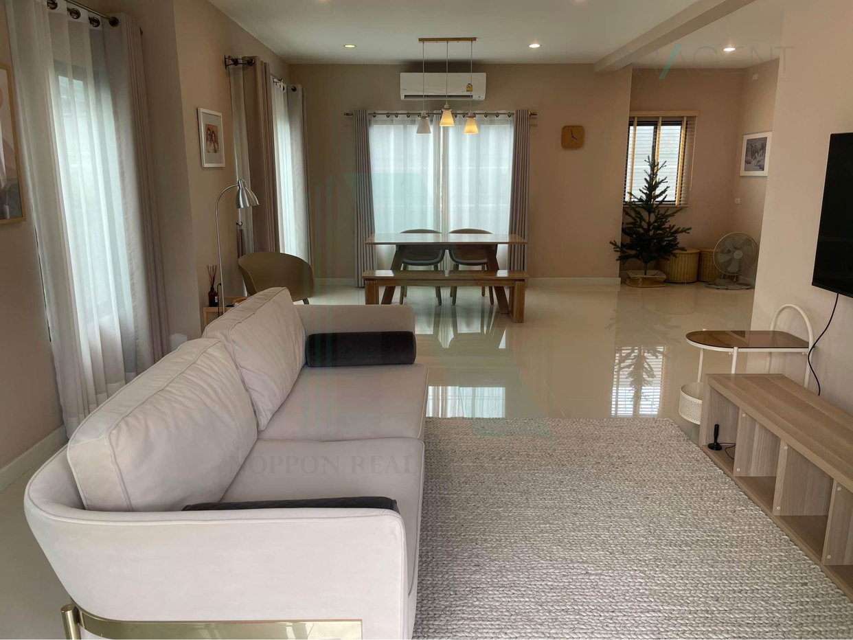 รูป 📌 ให้เช่าบ้านเดี่ยว 2 ชั้น ภัสสร บางนา - วงแหวน 3 ห้องนอน 3 ห้องน้ำ - รูปที่ 2/8