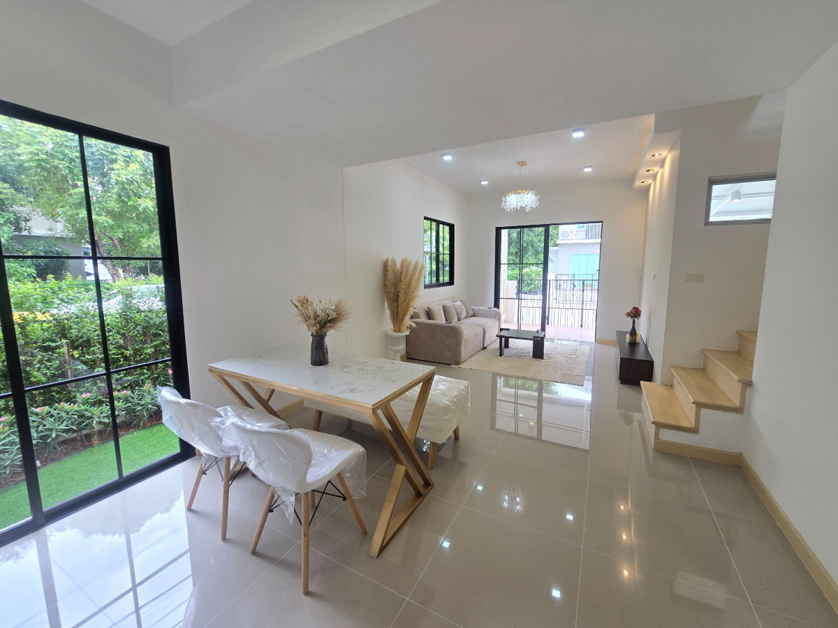 รูป ทาวน์โฮม 2 ชั้น หลังมุม ม. พฤกษาวิลล์ 89  รามอินทรา-วงแหวน ซอยกาญจนาภิเษก6/1 แต่งใหม่ เดินทางง่าย ใกล้รถไฟฟ้า สวยพร้อมอยู่ - รูปที่ 19/34