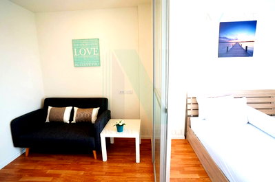 Condos for rent : For Rent Condo LUMPINI VILLE SUKHUMVIT 76 - BEARING STATION Building A, Floor 6,1 bed room, Room size 23.00 sqm