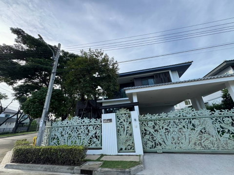 P0883/ให้เช่า บ้านเดี่ยวแปลงมุมสภาพใหม่ มัณฑนา วงแหวน-กัลปพฤกษ์ ติดถนนใหญ่ ใกล้ The Mall บางแค