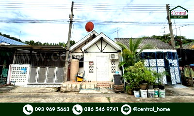 ทาวน์โฮม รร.ธัญรัตน์ : ทาวน์เฮ้าส์ 1 ชั้น หมู่บ้าน ธันยพฤกษ์ คลอง 7 ถนนรังสิตนครนายก