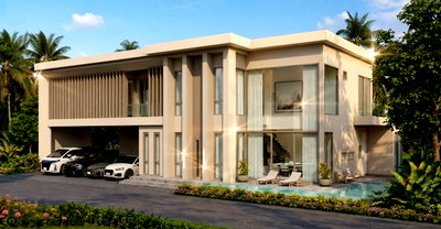 Houses for sale Chonburi : High End Pool Villa for Sale Nong Pla Lai 4Bed Private Pool