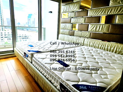 Condos for rent : Rent  The River  2 Bedrooms  River View, BTS Saphan Taksin ICONSIAM 
