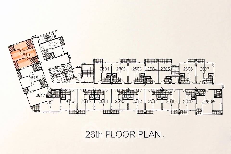 รูป คอนโด 2 ห้องนอน ชั้น 26 Knightsbridge The Ocean Sriracha ศรีราชา (ID 3121392) - รูปที่ 20/26