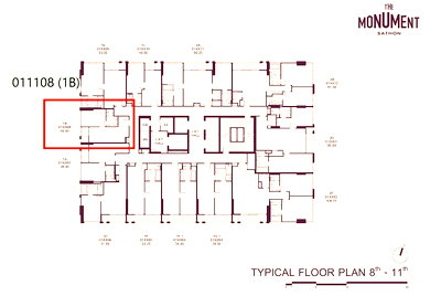 ขายคอนโด : VIP PRICE 🔥 The Monument Sathorn | 1 Bedroom 40 ตร.ม.