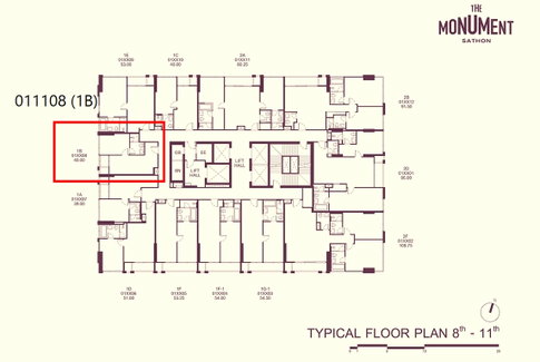VIP PRICE 🔥 The Monument Sathorn | 1 Bedroom 40 ตร.ม.