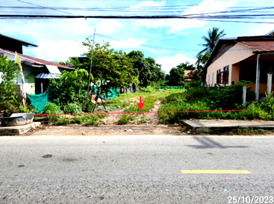ที่ดิน มหาสารคาม : ที่ดินว่างเปล่า 184 ตร.วา เมืองมหาสารคาม มหาสารคาม 589,000