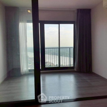 33rd-Floor 1-BR At The Politan Rive Near MRT Phra Nang Klao Bridge (ID 3044659)