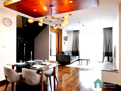 คอนโดให้เช่า : The Master Centrium Asoke-Sukhumvit | Duplex 2+1 ห้องนอน  MRT สุขุมวิท