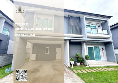บ้านเดี่ยวขายด่วน ✨ Centro Bangna-Wongwean ✨ 4 ห้องนอน 3 ห้องน้ำ เฟอร์นิเจอร์ และ เครื่องใช้ไฟฟ้าครบ 