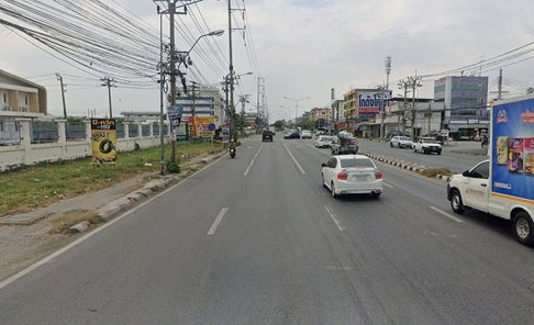 ขายที่ดินเปล่าแปลงใหญ่ ถนนเลียบคลองส่งน้ำสุวรรณภูมิ ใกล้ ไทวัสดุ บางพลี