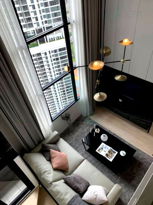 คอนโดให้เช่า : ให้เช่าคอนโด ไนท์บริดจ์ ไพร์ม สาทร อาคาร 1 ชั้น 40 Duplex ขนาด 37.00 ตรม ใกล้ Empire Tower