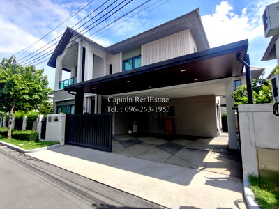 บ้านเดี่ยว กรุงเทพมหานคร : ขายบ้านหรู บางกอกบูเลอวาร์ด วิภาวดี-งามวงศ์วาน บ้านเดี่ยวหลังมุม