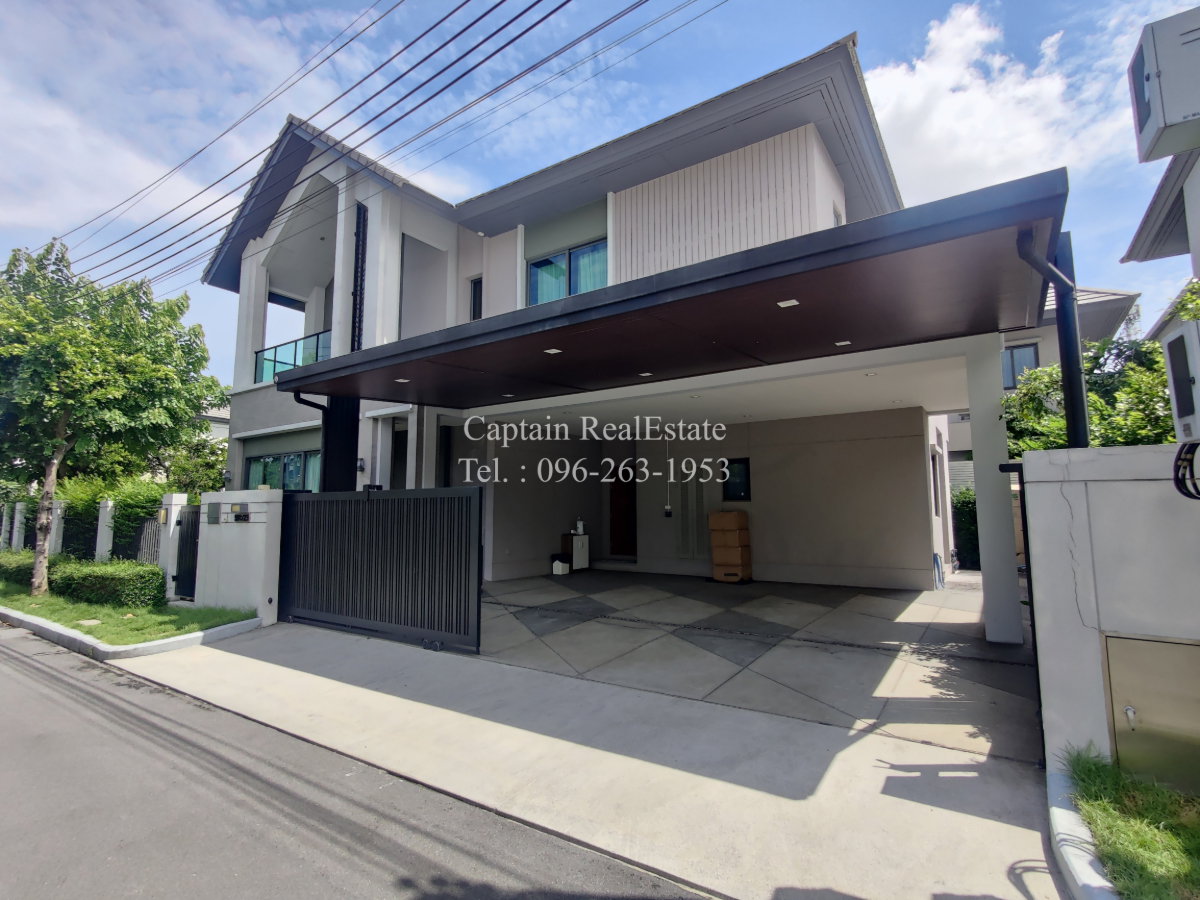 รูป ขายบ้านหรู บางกอกบูเลอวาร์ด วิภาวดี-งามวงศ์วาน บ้านเดี่ยวหลังมุม - รูปที่ 1/25