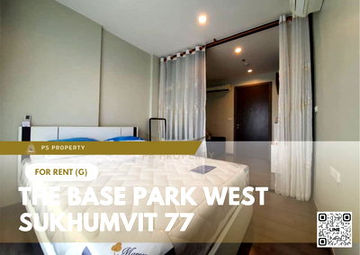 Condos for rent : For Rent 📍 The Base Park West Sukhumvit 77 📍 Fully furnished and equipped with appliances; near BTS On Nut.