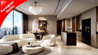 ขายคอนโด : Foreigner quota condo at Embassy Wireless for sales 2 Beds.  (00160555)