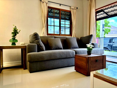 เช่าบ้านแฝด ปทุมธานี : 🏡✨ ให้เช่าบ้านแฝด 2 ชั้น พฤกษาวิลล์ 46/2 รังสิต–คลองสาม | สวนข้างบ้านใหญ่ วิวโล่ง 3 ด้าน