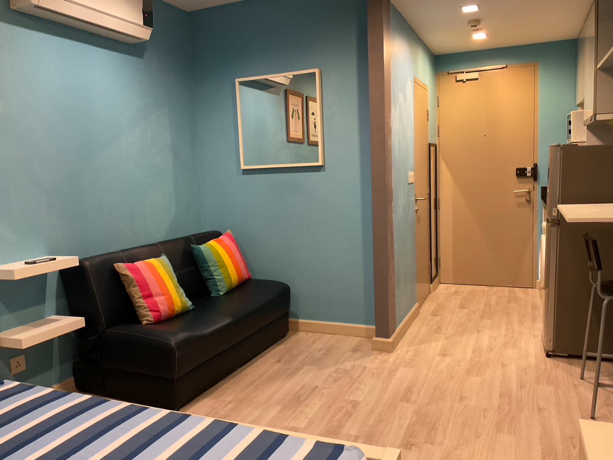 รูป ให้เช่า ไอดีโอ โมบิ สุขุมวิท 81 Ideo Mobi Sukumvit Sukhumvit 81เฟอร์ไฟฟ้าครบ มีเครื่องซักผ้าฝาหน้า พร้อมอยู่ ต้นเดือน กย - รูปที่ 7/18