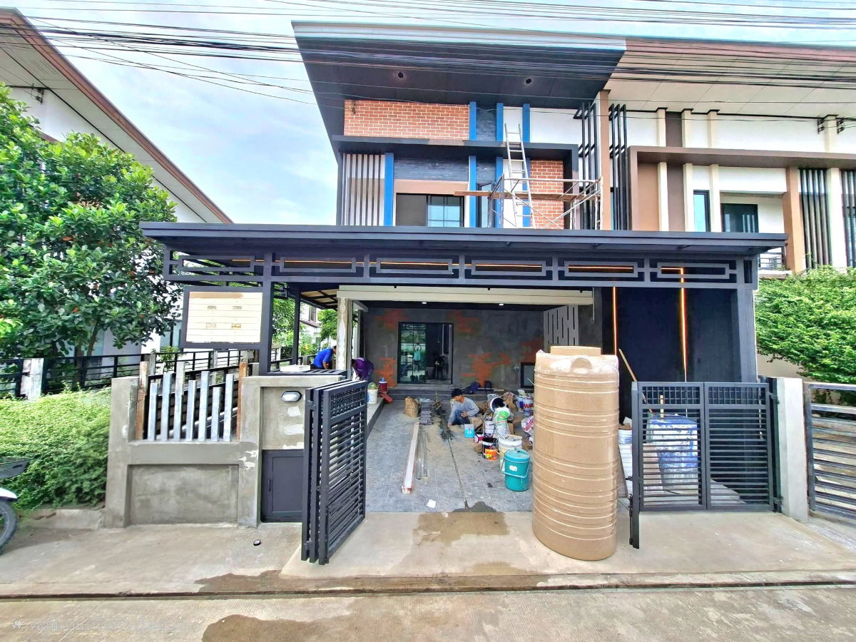 เปิดจอง ทาวน์เฮ้าส์ กำลังรีโนเวทใหม่ใกล้เสร็จ หมู่บ้านฟ้าปิยรมย์ เทอร์เร่ ทางด่วนวงแหวน ลำลูกกาคลอง6 ปทุมธานี แต่งสวยงามมาก