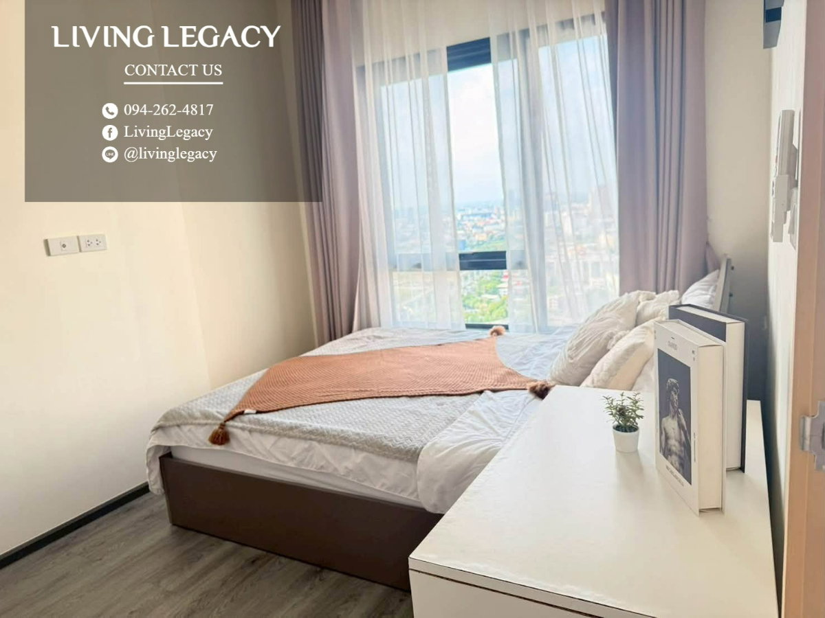 รูป TK3KQC เช่าด่วน คอนโด Rich Park @ Triple Station ชั้นสูง วิวโล่ง | 1 นอน 1 น้ำ | 16,000 บาท/เดือน | LINE: @livinglegacy - รูปที่ 6/9