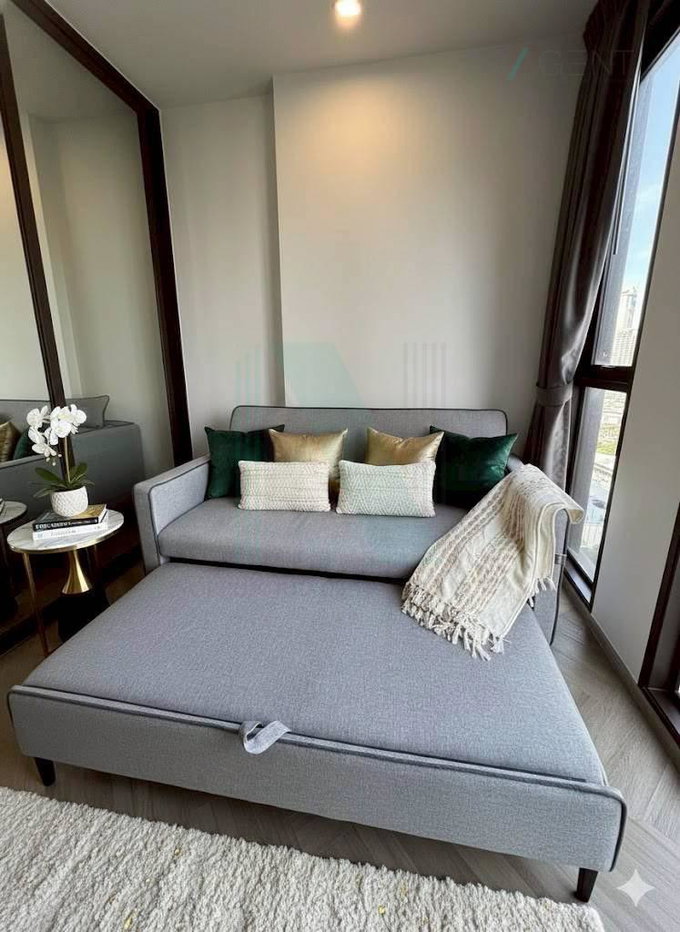 รูป 🔺 ให้เช่าคอนโด แชปเตอร์ จุฬา-สามย่าน อาคาร 1 ชั้น 12 1 BED PLUS ขนาด 45 ตรม ใกล้ MRT สามย่าน - รูปที่ 3/8