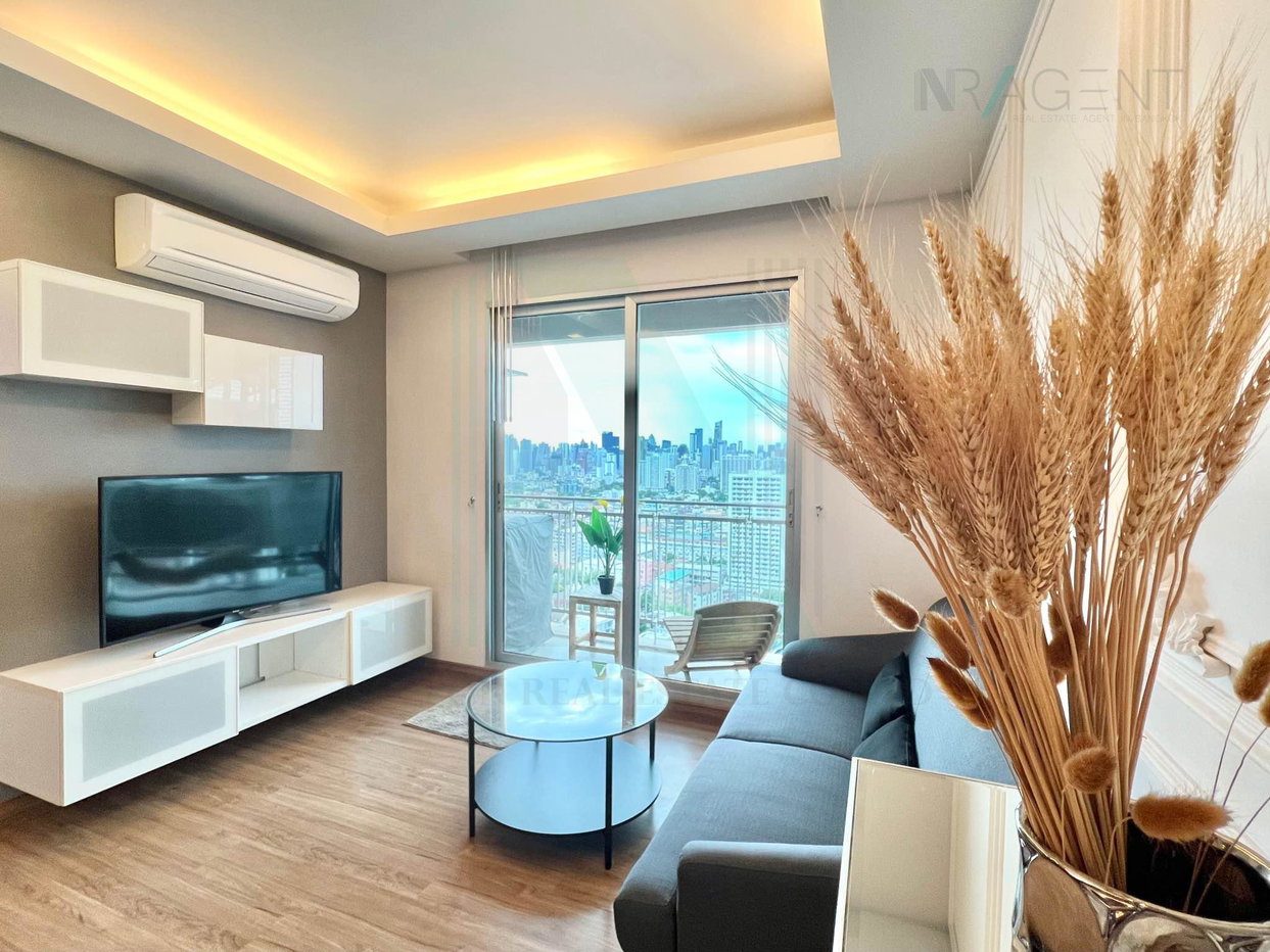 รูป 🚩 ให้เช่าคอนโด ทรู ทองหล่อ อาคาร 1 ชั้น 28 2 ห้องนอน ขนาด 67.00 ตรม ใกล้ โรงพยาบาลกรุงเทพ - รูปที่ 3/8