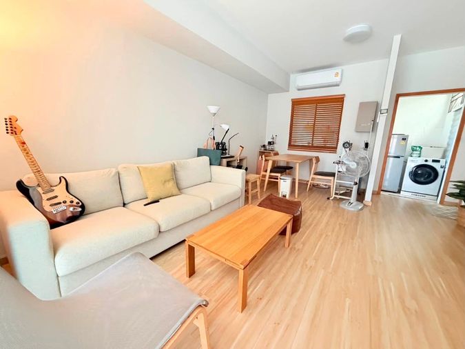 3-bed townhouse for sale, 17.9 sq wah, Pleno Rama 9 - New Krungthep Kreetha