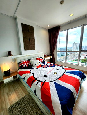 คอนโดให้เช่า : 🌲🌲🌲 ให้เช่าคอนโด The Hotel Service Condo (( 2 ห้องนอน / 45 ตรม / 15999 เดือน / ห้องมุม แต่งสวยมาก )) ติด MRTบางกระสอ