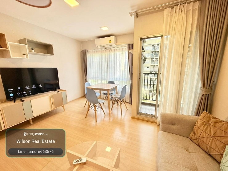 รูป 🏡 Plum Condo Alive 1 | 2 ห้องนอน ห้องใหญ่ 52 ตร.ม.‼️ห้องมุม วิวสระ🌊 | ใกล้ ม.กรุงเทพ - รูปที่ 6/65
