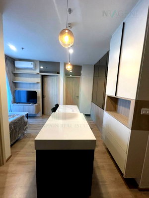คอนโดให้เช่า : ให้เช่าคอนโด นิว ดิสทริค อาร์ไนน์ พระราม 9 อาคาร R ชั้น 3  1 BED PLUS ขนาด 35.00 ตรม ใกล้ MRT พระราม 9