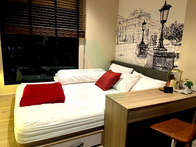 Condos for rent : For rent condo ALTITUDE UNICORN SATHORN-THA PHRA Building 1, Floor 4,1 bed room, Room size 24.00 sqm