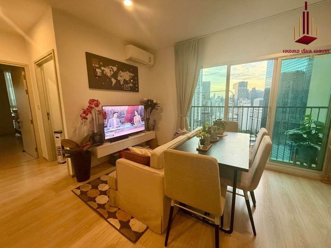 2-bed condo for rent, 53 sqm, Noble Revolve Ratchada 2