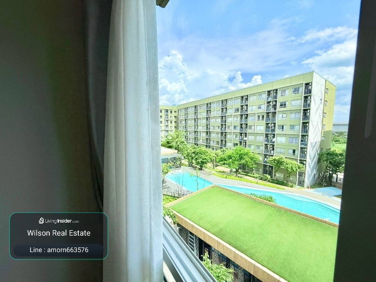 รูป 🏡 Plum Condo Alive 1 | 2 ห้องนอน ห้องใหญ่ 52 ตร.ม.‼️ห้องมุม วิวสระ🌊 | ใกล้ ม.กรุงเทพ - รูปที่ 5/65