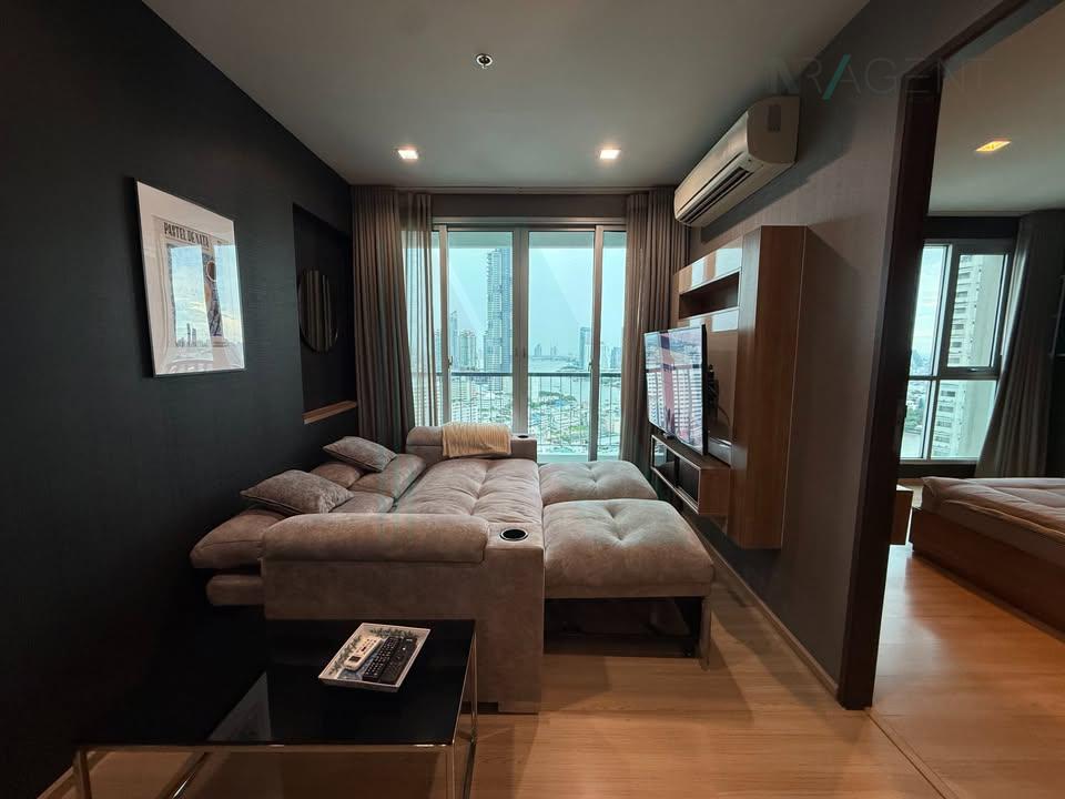 รูป ให้เช่าคอนโด ริทึ่ม สาทร อาคาร 1 ชั้น 29 1 ห้องนอน ขนาด 45 ตรม ใกล้ สะพานตากสิน - รูปที่ 2/8
