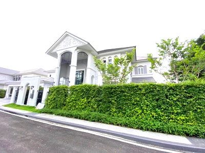 Houses for sale : Luxurious 2-Story Corner Single House for Sale – Perfect Masterpiece Rama 9 (Krungthep Kreetha)  Prime location near Clubhouse 209 Sq.w.  694 Sq.m.